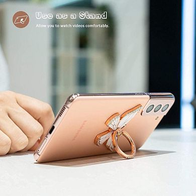 Butterfly Metal Ring Finger Kickstand