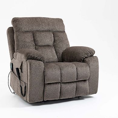 Oversized Lift Recliner with Massage, Heating, 180° Recline & Heavy-Duty 400lb Capacity