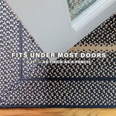 HomeSpice Manchester Jute Braided Rug Non-Shedding Tan Rug