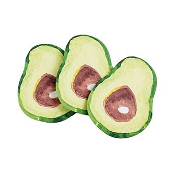 3 pc Fruit Shaped Sticky Note Pad Set for Fun Desk and Office Use