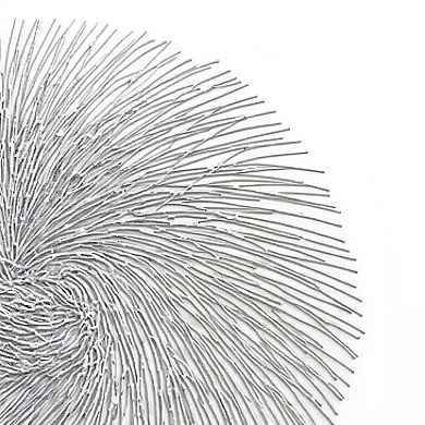 4-Piece Round Spiral Woven Placemat with Textured Swirl Design