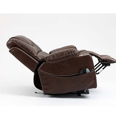 Oversized Lift Recliner with Massage, Heating, OKIN Motor & 400 lb Capacity