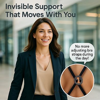 Bra Strap Clips Prevent Slips, Provide Lift and Racerback Conversion, 20pc Multi-Color Set