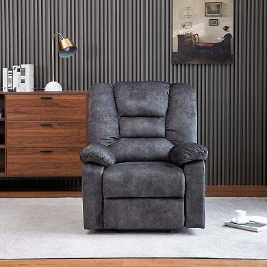 Power Lift Recliner with Massage, Lumbar Heating, USB Port & Easy Single-Motor Control