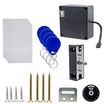 RFID Cabinet Lock - Hidden Keyless with Phone NFC Unlock, Battery Powered for Cabinets & Drawers