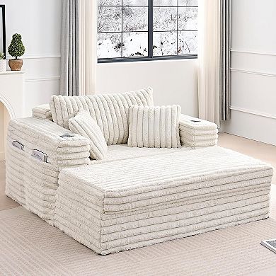 58" Oversized Lounge Chaise