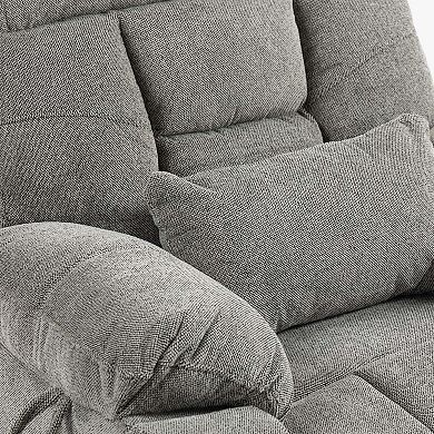 Oversized Power Lift Recliner with Massage, Heating, OKIN Motors & 26-Inch Wide Seat