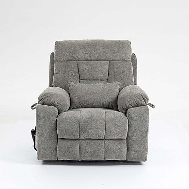 Oversized Power Lift Recliner with Massage, Heating, OKIN Motors & 26-Inch Wide Seat