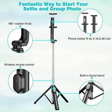 Portable Extendable Phone Selfie Stick Tripod