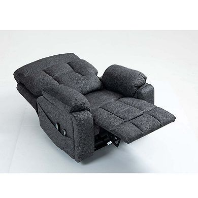 Oversized Lift Recliner with Massage, Heating, 180° Recline & 400 lb Capacity