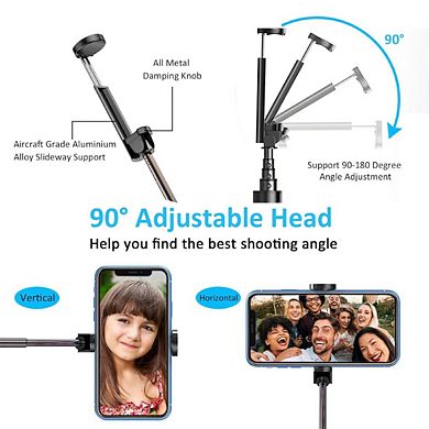 Compact Bluetooth Monopod Selfie Stick