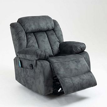 Power Lift Recliner with Massage, Heating, Overstuffed Pillow, USB Port, Easy Assembly