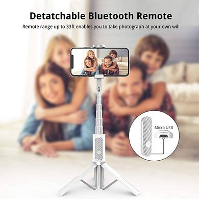 Aluminum Bluetooth Selfie Stick With Remote