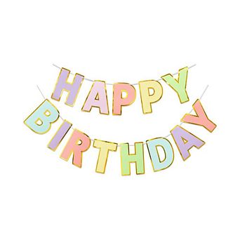 Splendid Frame Pastel Party Banner