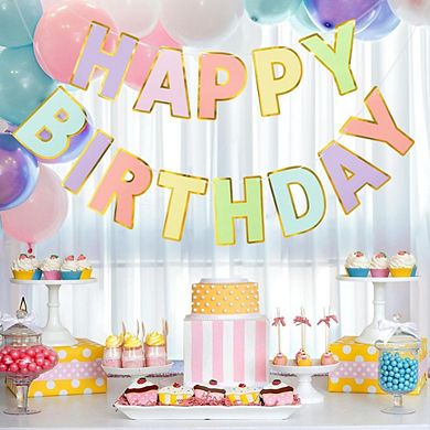 Splendid Frame Pastel Party Banner