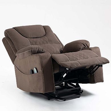 Oversized Lift Recliner with Massage, Heating, OKIN Motor & 400 lb Capacity