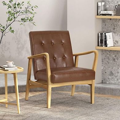 Cognac Brown Callahan Club Chair