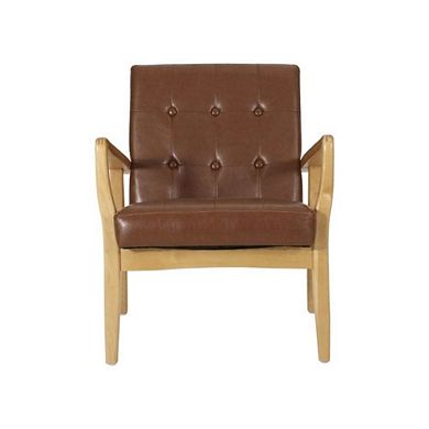 Cognac Brown Callahan Club Chair