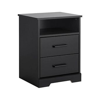 Nightstand With Open Shelf