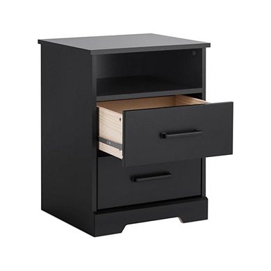 Nightstand With Open Shelf