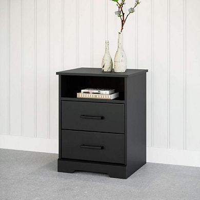 Nightstand With Open Shelf