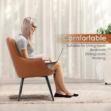 Mid Century Modern Upholstered Accent Chair