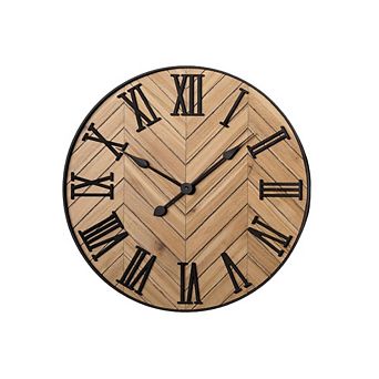 Large Farmhouse Wall-Mounted Clock