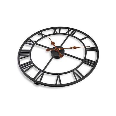 Wrought Iron Wall-Mounted Clock