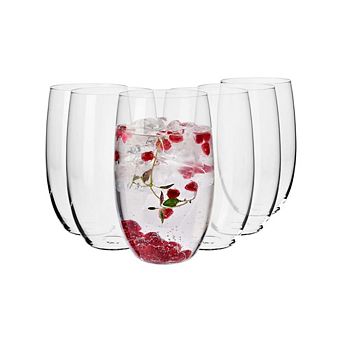 Classic Minimalist High Capacity Drinking Glasses