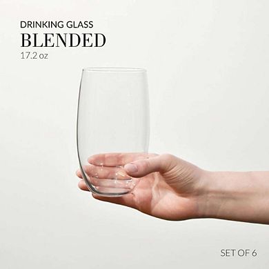 Classic Minimalist High Capacity Drinking Glasses