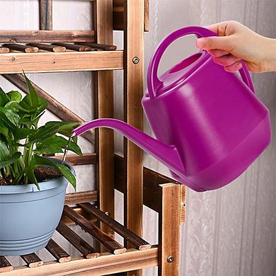 Rose Pink Plastic Watering Can