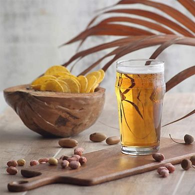Traditional British Pub Pint Clear Glasses