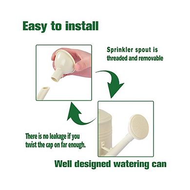 Outdoor Watering Can With Sprinkler Head