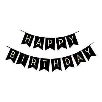 Splendid Frame Black Party Banner