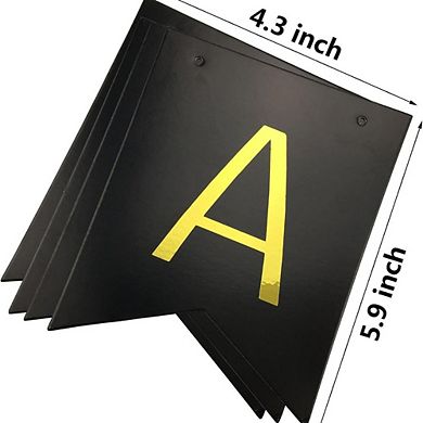 Splendid Frame Black Party Banner