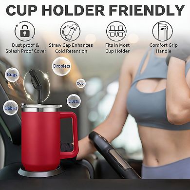 40oz Triple-Wall Leakproof Tumbler 34h Cold 10h Hot Gift