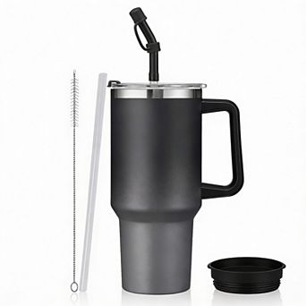 40oz Triple-Wall Leakproof Tumbler 34h Cold 10h Hot Gift