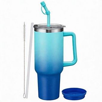 40oz Triple-Wall Leakproof Tumbler 34h Cold 10h Hot Gift