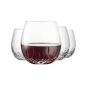 Lead-Free Crystal Stemless Wine Glasses