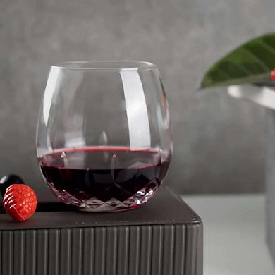 Lead-Free Crystal Stemless Wine Glasses
