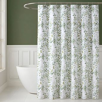 Caro Home Sayah Floral Printed Shower Curtain