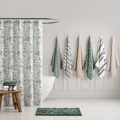 Caro Home Sayah Floral Printed Shower Curtain
