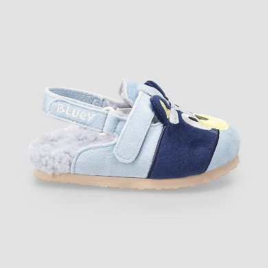 Bluey Toddler Boys Slip-On Sherpa Sandals