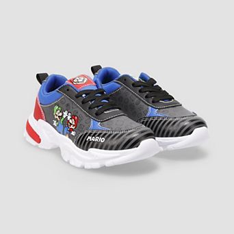 Nintendo Athletic Boys Lace-Up Sneakers