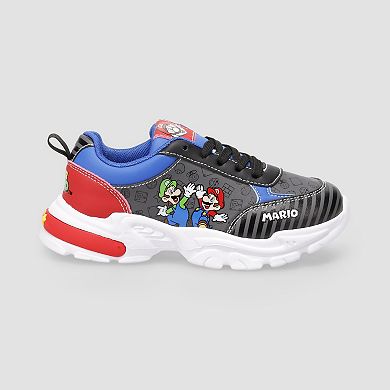 Nintendo Athletic Boys Lace-Up Sneakers
