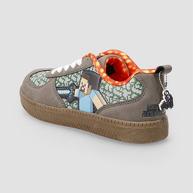 Minecraft Youth Boys Low Top Lace-Up Sneakers