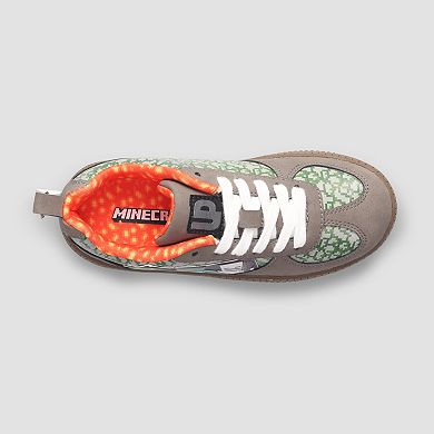Minecraft Youth Boys Low Top Lace-Up Sneakers