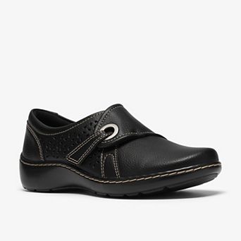 Clarks® Cora Teagan Women's Leather Slip-On Casual Shoes