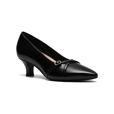 Clarks Kepley Star Pump | Women's | Black Leather | Size 5 | Pumps