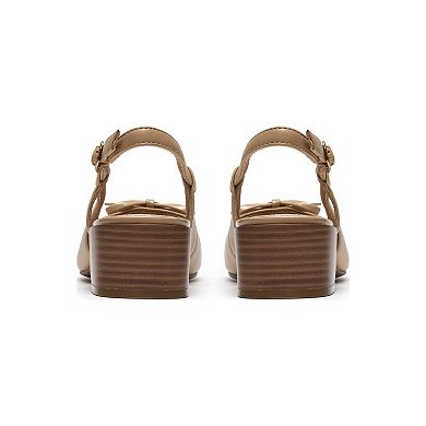 Clarks Iridessa Sling Women's Leather Dress Shoes